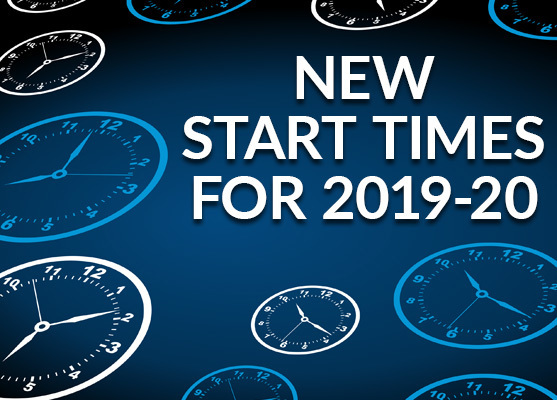 New Start Times for 2019-2020 School Year