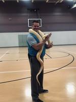 Principal Teasley being brave