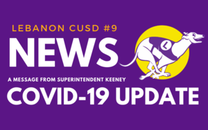 Update from Superintendent Keeney