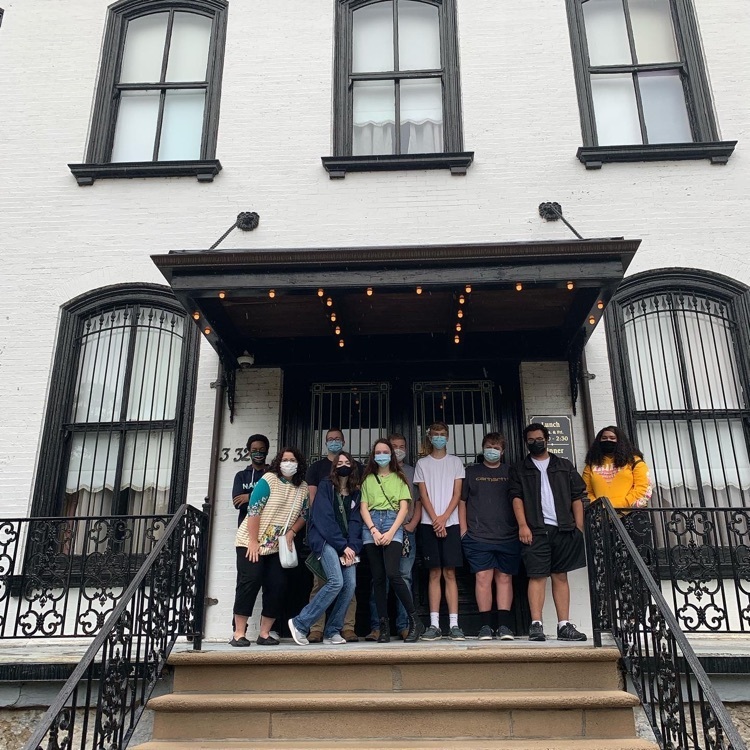 students visit lemp mansion