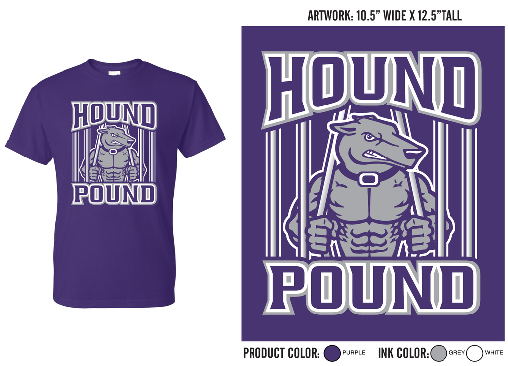 Hound pound shirt design