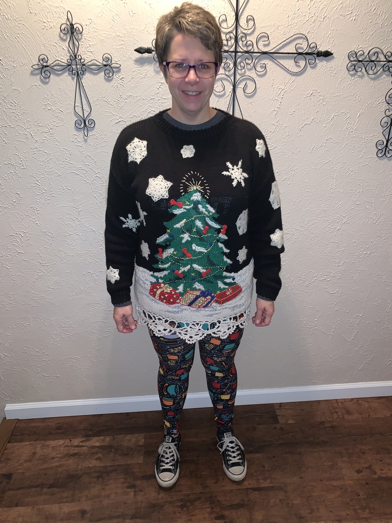 Ugly Christmas outfit!